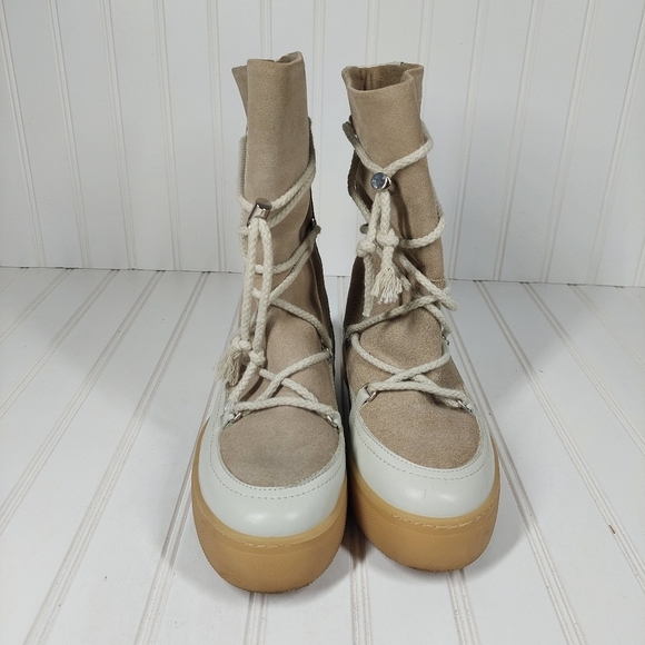 Zara Lace Up Special Edition Moon Boots C583 - Picture 6 of 11